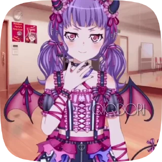💘 emoji 𝖠𝗄𝗈 𝖴𝖽𝖺𝗀𝖺𝗐𝖺 @Qiqidori Telegram sticker 4 of 23