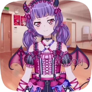 💘 emoji 𝖠𝗄𝗈 𝖴𝖽𝖺𝗀𝖺𝗐𝖺 @Qiqidori Telegram sticker 9 of 23