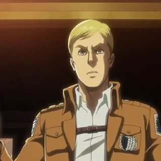 😒 emoji 💙 erwin smith 💙 Telegram sticker 6 of 40
