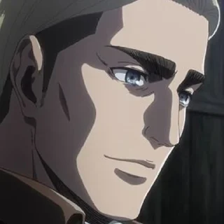 ☺️ emoji 💙 erwin smith 💙 Telegram sticker 10 of 40