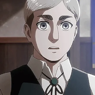 🥺 emoji 💙 erwin smith 💙 Telegram sticker 7 of 40