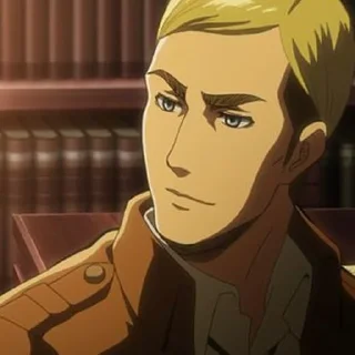 😕 emoji 💙 erwin smith 💙 Telegram sticker 15 of 40