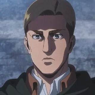 😑 emoji 💙 erwin smith 💙 Telegram sticker 14 of 40