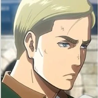 😒 emoji 💙 erwin smith 💙 Telegram sticker 22 of 40
