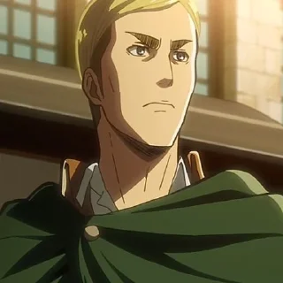 🥴 emoji 💙 erwin smith 💙 Telegram sticker 17 of 40