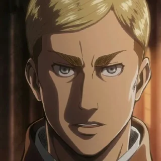 😡 emoji 💙 erwin smith 💙 Telegram sticker 16 of 40