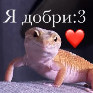 ❤️ emoji -ТАРХУН- (ящерка скерцо) Telegram sticker 2 of 7