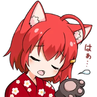 💨 emoji Ai Miyama Daily conversation 2 • @punipuni_stickers Telegram sticker 13 of 24