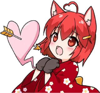😍 emoji Ai Miyama Daily conversation 2 • @punipuni_stickers Telegram sticker 21 of 24