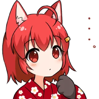 🤔 emoji Ai Miyama Daily conversation 2 • @punipuni_stickers Telegram sticker 6 of 24