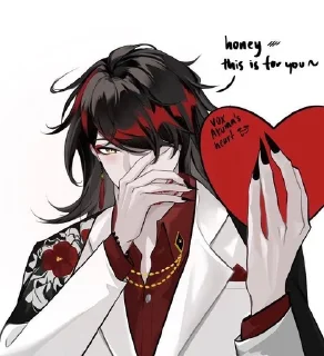 Sticker from Vox Akuma VTuber