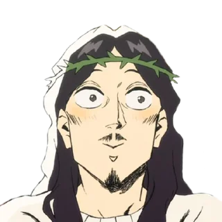 Sticker from Jesus (Saint Onii-san)