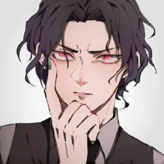 🐈‍⬛ emoji Muzan male от @Archi_kum Telegram sticker 7 of 37
