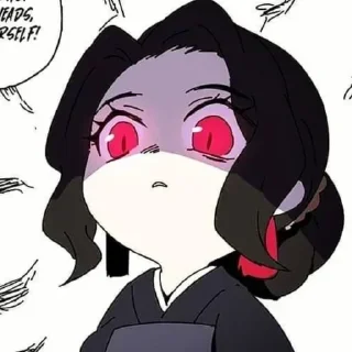 Sticker from Muzan girl от @Archi_kum