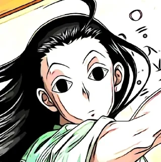 😐 emoji 🌀Illumi Zoldyck📌 @Sawkxq Telegram sticker 9 of 120