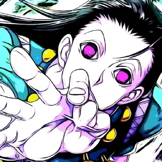📍 emoji 🌀Illumi Zoldyck📌 @Sawkxq Telegram sticker 6 of 120