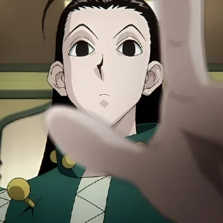 ✋ emoji 🌀Illumi Zoldyck📌 @Sawkxq Telegram sticker 5 of 120