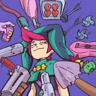 🧠 emoji Параша|@memnyStikery :: @QStickBot Telegram sticker 1 of 119