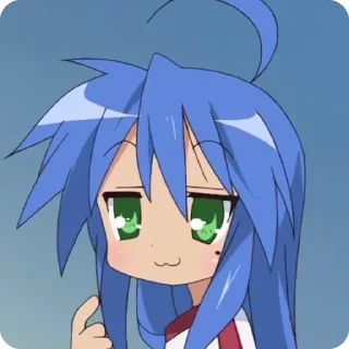 💌 emoji konata izumi :3 【𝒦】@konatai Telegram sticker 20 of 50