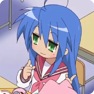 💌 emoji konata izumi :3 【𝒦】@konatai Telegram sticker 15 of 50