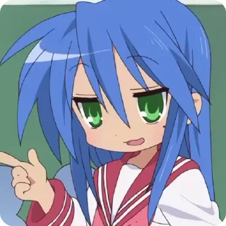 💌 emoji konata izumi :3 【𝒦】@konatai Telegram sticker 5 of 50