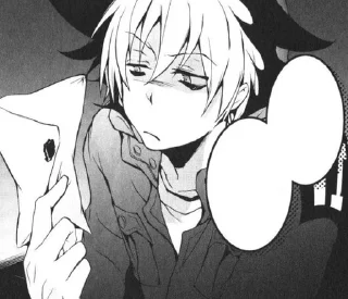 😒 emoji Servamp Telegram sticker 10 of 17