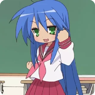 💌 emoji konata izumi :3 【𝒦】@konatai Telegram sticker 6 of 50
