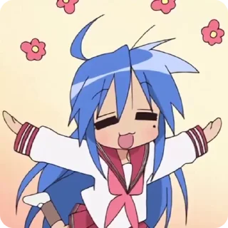 💌 emoji konata izumi :3 【𝒦】@konatai Telegram sticker 8 of 50