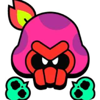 Sticker from Brawl Stars pins "Starr toon Studios 2"