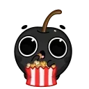 🍿 emoji чатик pack by @QuotLyBot Telegram sticker 7 of 28