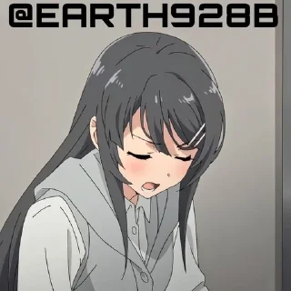 Mai Sakurajima ➩ @Earth928B sticker 4