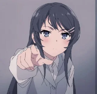 🌟 emoji Mai Sakurajima ➩ @Earth928B Telegram sticker 20 of 50
