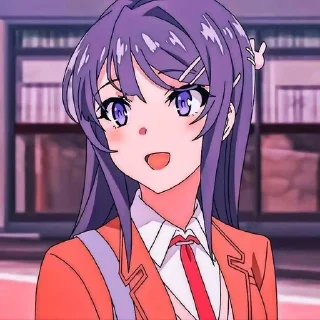 🌟 emoji Mai Sakurajima ➩ @Earth928B Telegram sticker 24 of 50