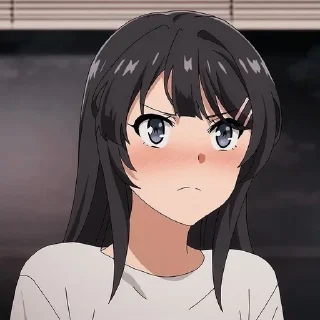 🌟 emoji Mai Sakurajima ➩ @Earth928B Telegram sticker 8 of 50