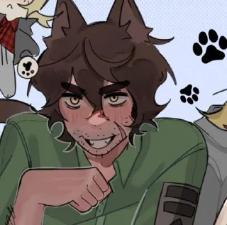 ⭐️ emoji Ренчик постарался @KawaiiRUbot @Anonroll_bot Telegram sticker 24 of 102