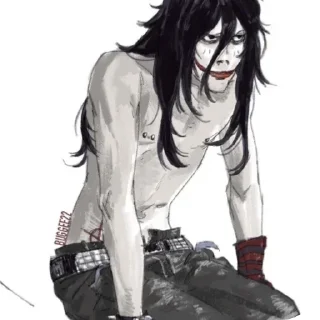 Sticker from Jeff the killer `` @bl00d1Xe