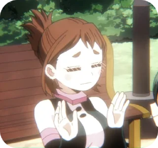 Sticker from Uraraka || by @meitark