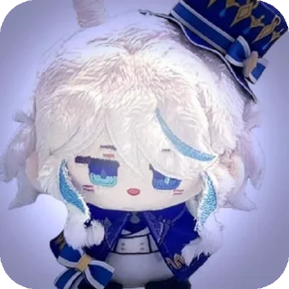 🧸 emoji Furina!!by: @meowykka @TgEmodziBot Telegram sticker 6 of 34