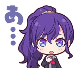 😞 emoji Mafuyu Asahina stickers Telegram sticker 5 of 21