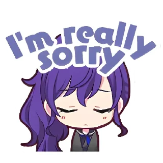 🍪 emoji Mafuyu Asahina @sashussekai Telegram sticker 12 of 120
