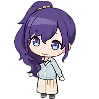 🍪 emoji Mafuyu Asahina @sashussekai Telegram sticker 1 of 120