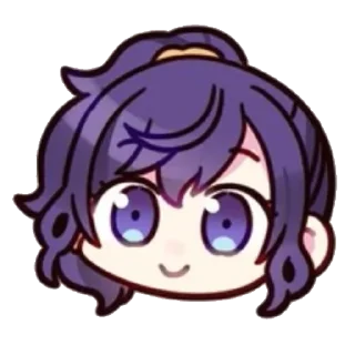 🌺 emoji Asahina Mafuyu [1] - @saestickers Telegram sticker 21 of 42