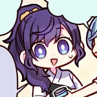 🌺 emoji Asahina Mafuyu [1] - @saestickers Telegram sticker 22 of 42