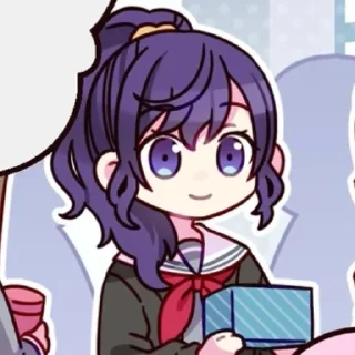 🌺 emoji Asahina Mafuyu [1] - @saestickers Telegram sticker 12 of 42