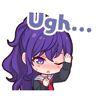 🍪 emoji Mafuyu Asahina @sashussekai Telegram sticker 15 of 120