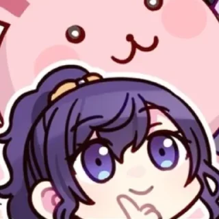 🌺 emoji Asahina Mafuyu [1] - @saestickers Telegram sticker 16 of 42