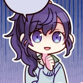 🌺 emoji Asahina Mafuyu [1] - @saestickers Telegram sticker 18 of 42