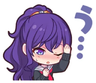 🤒 emoji Mafuyu Asahina stickers Telegram sticker 13 of 21