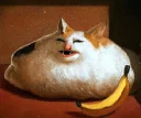 😻 emoji cat hate banana Telegram sticker 8 of 16