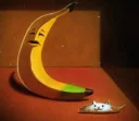 🍌 emoji cat hate banana Telegram sticker 9 of 16